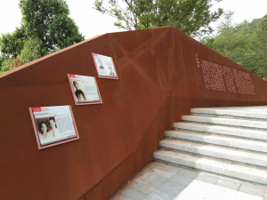 肇州耐候钢挡土墙